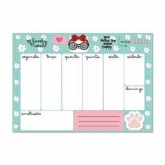 BLOCO PLANNER SEMANAL - Coisa fofa papelaria