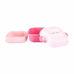 MINI MARMITA QUADRADA - COR DE ROSA