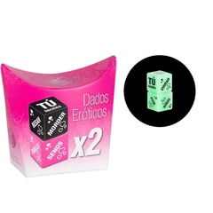 DADOS EROTICOS LUMINOSOS X2 UND