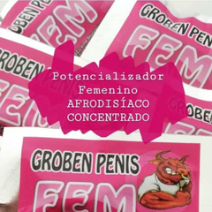 POTENCIALIZADOR ESTIMULANTE SEXUAL FEMENINO GROBEN FEM 1 PASTA