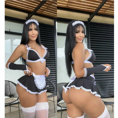 DISFRAZ MUCAMA SEXY TALLA UNICA AJUSTABLE