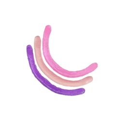 Consolador doble penetracion flexible 38cm