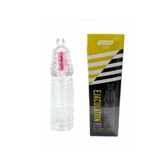 Funda para pene con vibracion y extencion