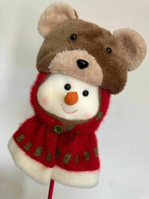 ENFEITE CABEÇA BONECO DE NEVE