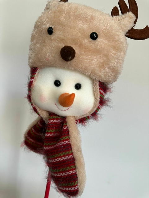 ENFEITE CABEÇA BONECO DE NEVE