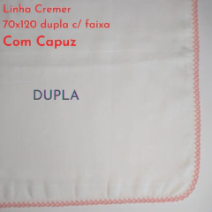 Fralda Banho Dupla C/ Capuz 70x120 (linha Cremer) - loja online