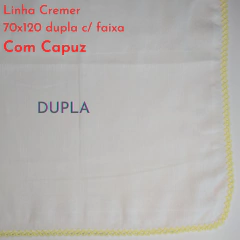 Fralda Banho Dupla C/ Capuz 70x120 (linha Cremer) - comprar online
