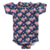 Traje de Baño Bodysuit Mangas cortas Ocean 5 - Roses Azul Marino 2023 en internet