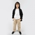 Campera con frisa Waiting - 846N Ranglan estampa espalda Negro 2024 - tienda online