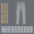 Bermuda gabardina china Waiting - 770N lisa Beige 2024 - Fuerza Natural