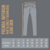 Pantalon de Jean Waiting - 796 Regular Rigido con Roturas Nevado 2025 - comprar online