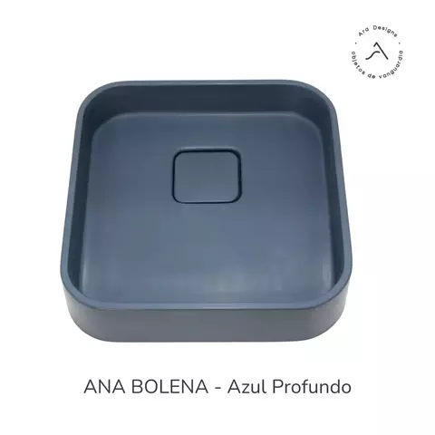 Bacha de Apoyar Ana Bolena Azul Profundo (396x396x95) Ara Designs