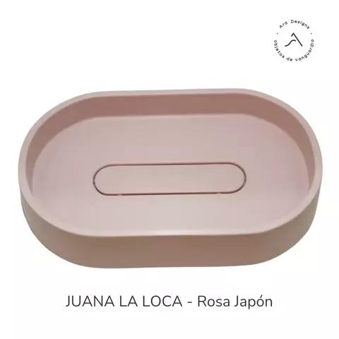 Bacha de Apoyar Juana la Loca Rosa Japon (330x540x95) Ara Designs