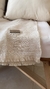 Manta Malva natural con flecos - tienda online