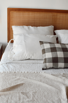 Pie de cama waffle - comprar online