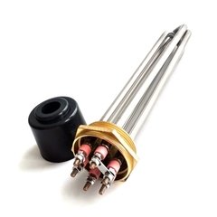 Resistência Elétrica Boiler Aquecedor 2 Polegadas Trifásica 4000W 220/380v 03 Elementos (Tripolar) na internet