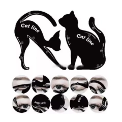 Stencil plantilla delineado perfecto gatito