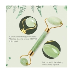 Masajeador piedra jade + mascarilla - comprar online