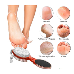Escofina piedra pomez 4 En 1 Pedicuria