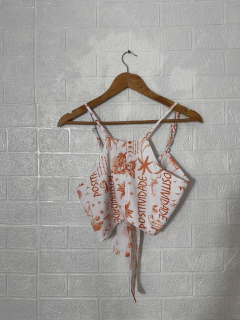 Cropped Estampado na internet