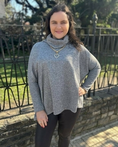 Poncho July tweed