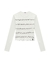 Blusa ribana babadinho off-white