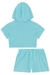 Conjunto Blusa Boxy Over e short azul celeste - comprar online