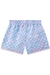 Short Tactel escama de sereia azul - comprar online