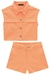 Conjunto Colete e Short Laranja - comprar online