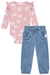 Conjunto body e jeans bear