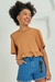 Blusa boxy Mocca