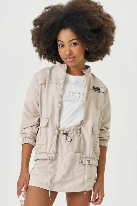 Jaqueta corta vento em nylon - comprar online