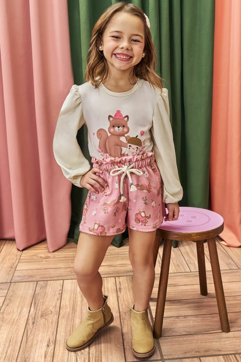 Conjunto esquilinho em molecotton