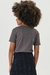 T-shirt self love cinza - comprar online