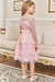 Vestido charm em tule rose - comprar online