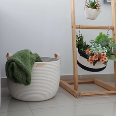 Cesto ROMEO (40 diam x 30 alto) CRUDO - comprar online