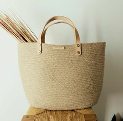 Cartera Tote Ziba (Base 30x12cm, Alto 30cm, Boca de 38cm de largo) - tienda online
