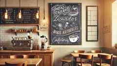 Decoración Estilo Cafetería imprimible Ideal para Cocinas y Negocios - comprar online