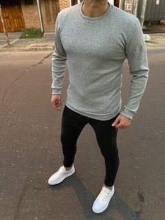 Sweater basic gris en internet