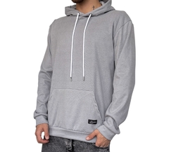 Buzo Canguro Darlon frizado Gris - comprar online