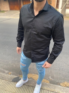 Camisa Negra lisa - El Showroom de Ramos Mejia