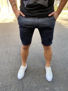 Bermuda de jeans black degrade - El Showroom de Ramos Mejia