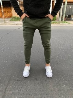 Jogger bengalina verde - comprar online