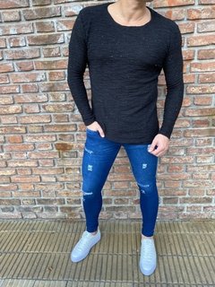 Sweater lanilla negro en internet
