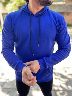 Buzo Sweater Canguro Azul - comprar online