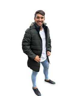 Campera Parka Verde Importada con capucha - comprar online
