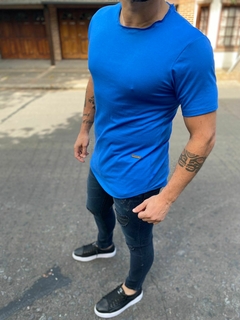 Remera Lisa Azul - comprar online