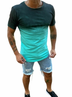 Remera Degrade Turquesa