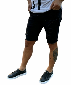 Bermuda de jeans Mom Black