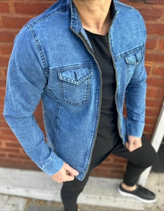 Campera de jeans Tokio Nevada con cierre - El Showroom de Ramos Mejia
